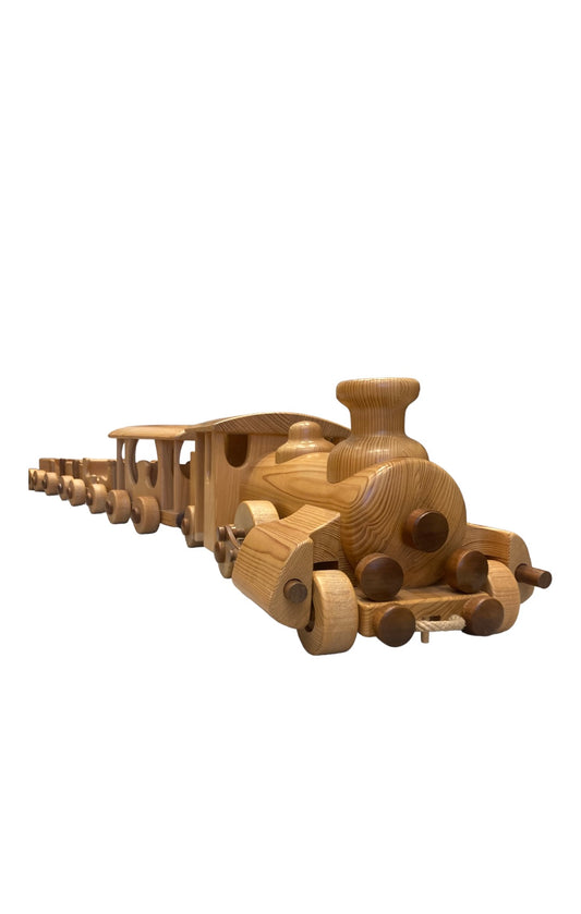 Wooden Vintage Toy Train